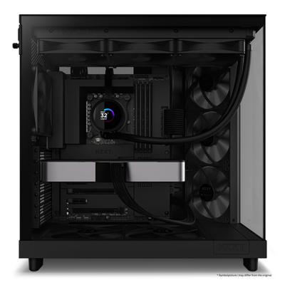 ATX Semi-toren doos NZXT H6 Air Flow Zwart - thumbnail