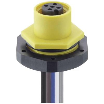 Lutronic 1220 04 T20CW102 0,5m Sensor/actuator inbouwconnector M12 Aantal polen (sensoren): 4 Bus, inbouw 1 stuk(s)