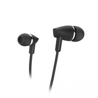 Hama Joy Headset, in-ear, microfoon, platte kabel, zwart - thumbnail
