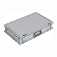 Lockweiler Kunststof koffer | L600xB400xH133 mm PP 1 greep | schuifsluiting grijs 24 l | 1 stuk - PC24-139. 224.110. 118 - thumbnail