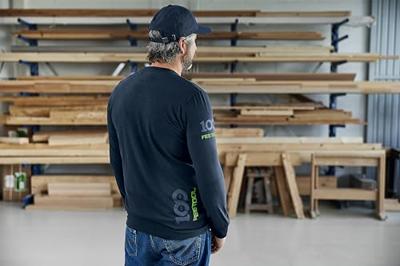 Festool 100_shirt met lange mouwen_Parent, blauw, M