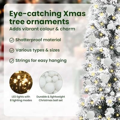 VidaXL Kunstkerstboom groen 240 cm pvc en staal en kunststof