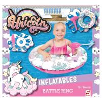 Sambro Eenhoorn Battle Ring Zwemband met Waterpistool 85 cm - thumbnail
