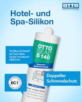 Ottoseal S140 Hotel en Spa silicone 310ml - Zijdegrijs C77 - thumbnail