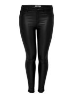 ONLY CARMAKOMA coated skinny jeans zwart - thumbnail