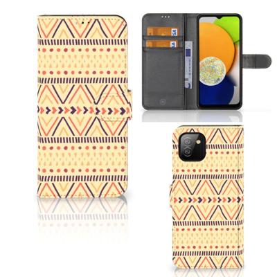 Samsung Galaxy A03 | Telefoon Hoesje | Aztec Yellow Samsung Galaxy A03 | Telefoon Hoesje | Aztec Yellow