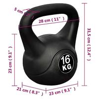 VidaXL Kettlebell 16 kg - thumbnail