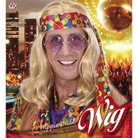 Pruik hippie blond Kukka - thumbnail