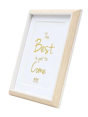 Deknudt Fotokader in lichte houtkleur met wit biesje en passe-partout 18x24 S46WG3 Deknudt Fotokader in lichte houtkleur met wit biesje en passe-partout 18x24 S46WG3