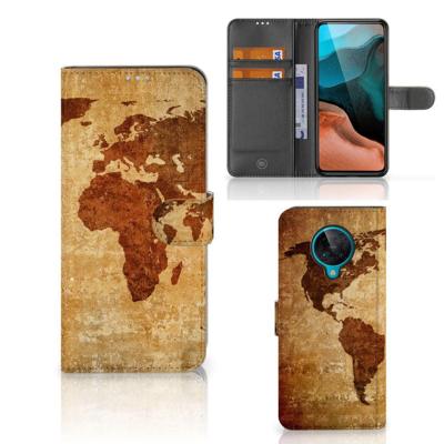 Xiaomi Poco F2 Pro | Flip Cover | Wereldkaart