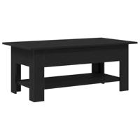 Salontafel Zwart eiken 102 x 55 x 42 cm Bewerkt hout - thumbnail