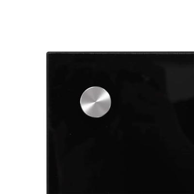 VidaXL Spatschermen keuken 2 st 80x50 cm gehard glas zwart VidaXL Spatschermen keuken 2 st 80x50 cm gehard glas zwart