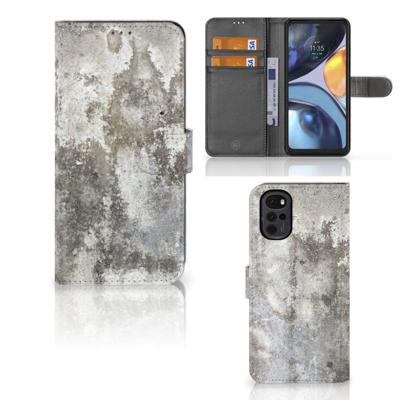 Motorola Moto G22 | Bookcase | Beton Print