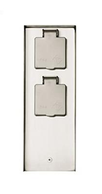 BOLD 10425 Buitenstopcontact 3-voudig RVS Zonder kabel, Met schakelaar, Met timer, Bestuurbaar via App, Programmeerbaar BOLD 10425 Buitenstopcontact 3-voudig RVS Zonder kabel, Met schakelaar, Met timer, Bestuurbaar via App, Programmeerbaar