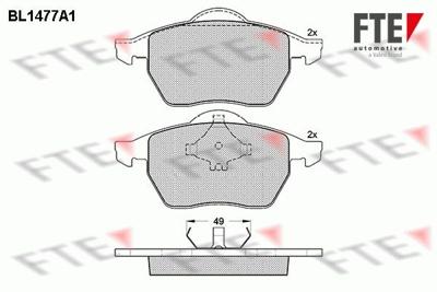 Remblokken set BL1477A1