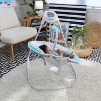 BABY EINSTEIN Ocean Explorers schommel, licht en compact, 180° draaibare stoel, inclusief speelgoed, Curious Comfort-model - thumbnail