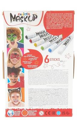 Carioca maquillagestiften Mask Up Party Set, doos met 6 stiften