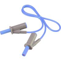 VOLTCRAFT MSB-501 Veiligheidsmeetsnoer Banaanstekker 4 mm Banaanstekker 4 mm 0.50 m Blauw 1 stuk(s) - thumbnail