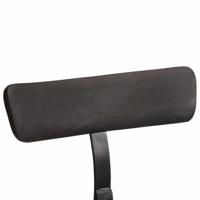 Barkrukken 2 st 49x43x88 cm massief mangohout zwart - thumbnail