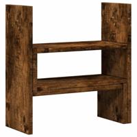 VidaXL Bureau organiser 40x17x41 cm bewerkt hout gerookt eikenkleur - thumbnail