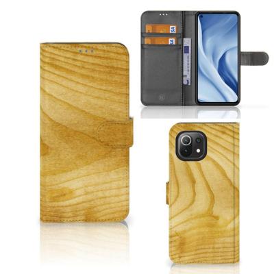 Xiaomi 11 Lite 5G NE | Mi 11 Lite | Book Style Case | Licht Hout