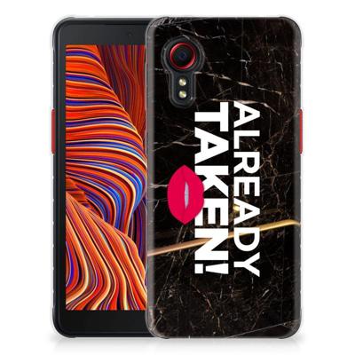 Samsung Galaxy Xcover 5 | Siliconen hoesje | met naam Already Taken Black