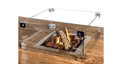 Happy Cocooning: Glazen ombouw voor Inbouwbrander - Vierkant