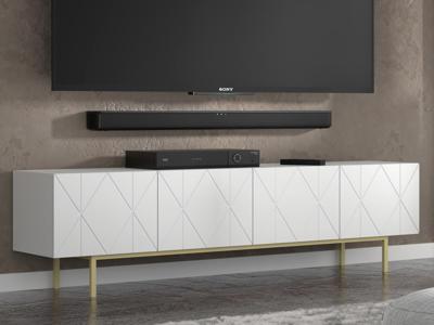 Tv-meubel KAIRAN 4 deuren wit