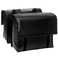 New looxs dubbele fietstas - bisonyl zwart - unisex - fiets - 46l - thumbnail