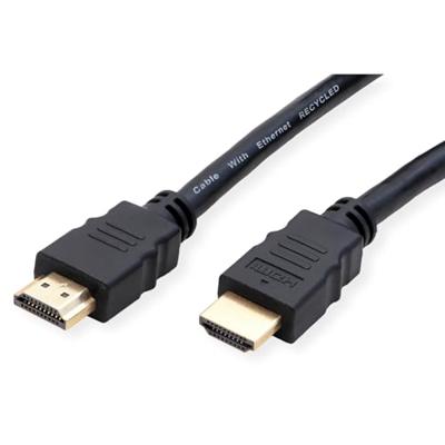 ROLINE RM 8K HDMI Ultra HD-kabel met ethernet, Male/Male, zwart, 3 m