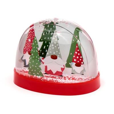 Kerstmis Gnoom Large Glitter Sneeuwbol