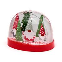 Kerstmis Gnoom Large Glitter Sneeuwbol - thumbnail