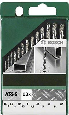 Bosch Accessories 2609255061 HSS Metaal-spiraalboorset 13-delig Geslepen DIN 338 Cilinderschacht 1 set(s)