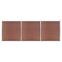 Schutting 526x186 cm HKC bruin - thumbnail