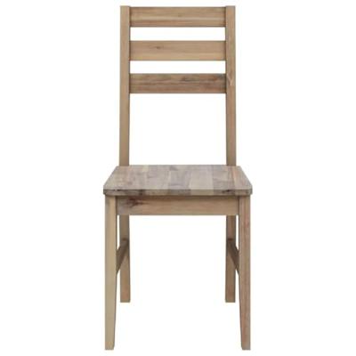 Eetkamerstoelen 4 st massief acaciahout