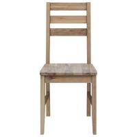 Eetkamerstoelen 4 st massief acaciahout - thumbnail