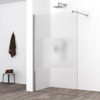 Wiesbaden Comfort Inloopdouche 110x200cm - Nano Coating - Helder/Melkglas - thumbnail