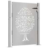 VidaXL Poort 105x155 cm boomontwerp cortenstaal - thumbnail