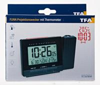 TFA Dostmann 60.5016.01 Wekker Zendergestuurd Digitaal Zwart - thumbnail