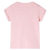 Kindershirt 140 lichtroze - thumbnail