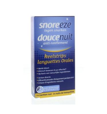 Snoreeze Anti snurk keelstrips 14 Stuks