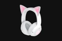 Razer Kraken Kitty V2 BT - Draadloze Bluetooth RGB Headset met Kitty-oortjes voor gamen en streamen (325g, TriForce 40mm Drivers, Bluetooth 5.2, ruisonderdrukkende microfoons) Wit - thumbnail