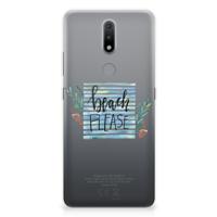 Nokia 2.4 Telefoonhoesje met Naam Boho Beach - thumbnail