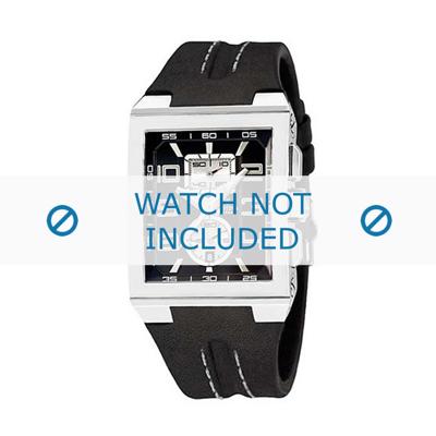 Horlogeband Festina F16184-4 / F16184-8 Leder Zwart 18mm Horlogeband Festina F16184-4 / F16184-8 Leder Zwart 18mm