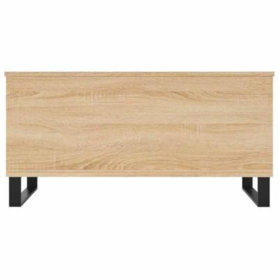 Salontafel 90x44,5x45 cm bewerkt hout sonoma eikenkleurig