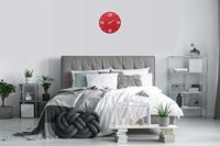 TFA Dostmann 60.3047.05 Kwarts Wandklok 35 cm x 3.5 cm Rood - thumbnail