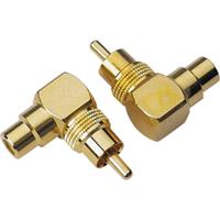 Sinuslive CWS Cinch-hoekadapter [1x Cinch-stekker - 1x Cinch-koppeling] - thumbnail