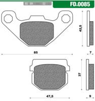 Newfren remblokset fd0085 buxy-rs / squab - thumbnail