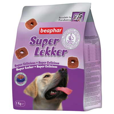 Beaphar Super Lekker - snack en training hondenvoer 2 x 1 kg