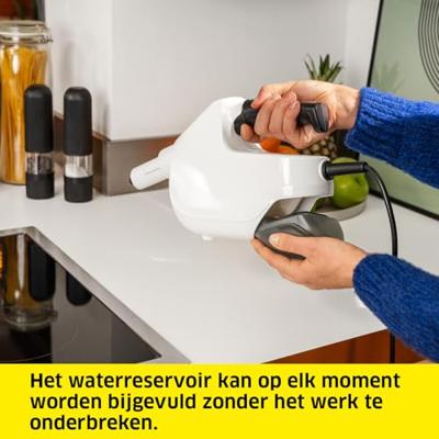 Kärcher SC 1 Multi & Up Draagbare stoomreiniger 0,2 l 1300 W Zwart, Geel